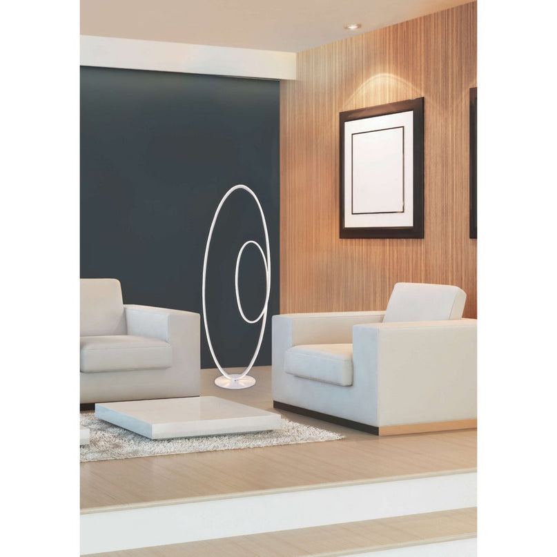 LED vloerlamp h: 120cm wit "Odrive"