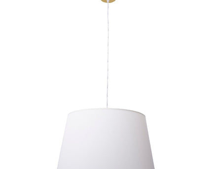 Hanger lamp "bologna" beige/messing