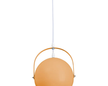 Hanger lamp "Colorado" oranje Ø ca. 25 cm, metaal, E27 -aansluiting, verlichting voor woonkamer, eetkamer, kinderkamer
