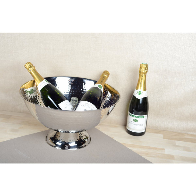 39 cm gehamerd champagne kom