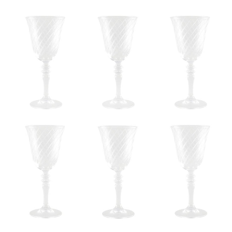 H20cm wijnglazen - veel 6