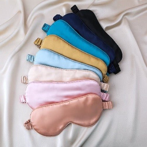100% zijde ontspanningsslaapmasker-22 mm-effen kleuren-oversize