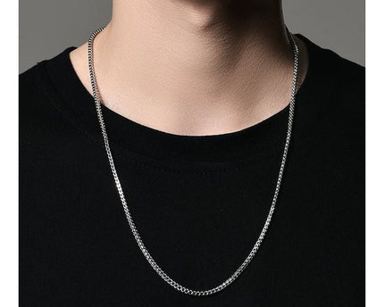 Unisex vossenstaartketting - 2,5 mm breed