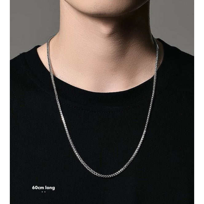 Unisex vossenstaartketting - 2,5 mm breed