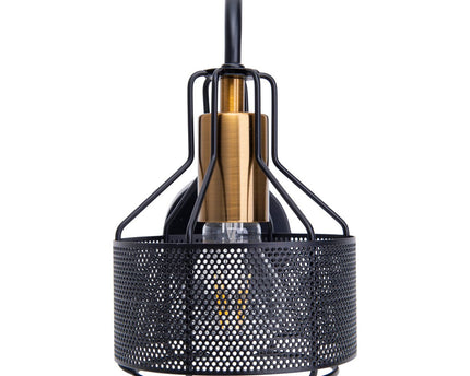 1er Wall Lamp Spot "Foro" gemaakt van metaal in het zwart, met E27 -versie, ongeveer 22 x 13,5 x 23 cm. Stijlvolle verlichting voor woonkamer, eetkamer of keuken.