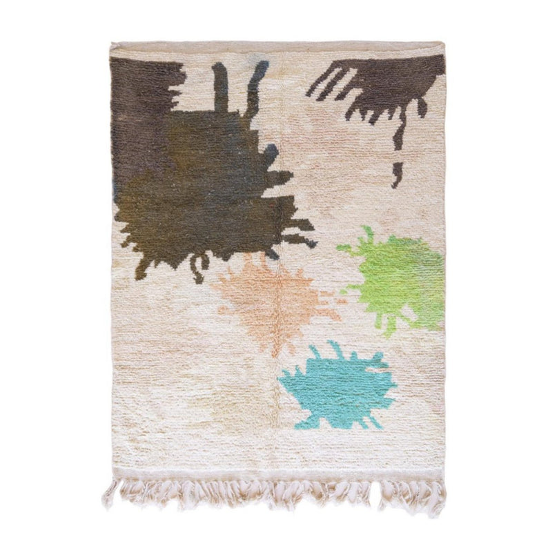 Zuiver wollen Marokkaans Berber-tapijt 196 x 262 cm