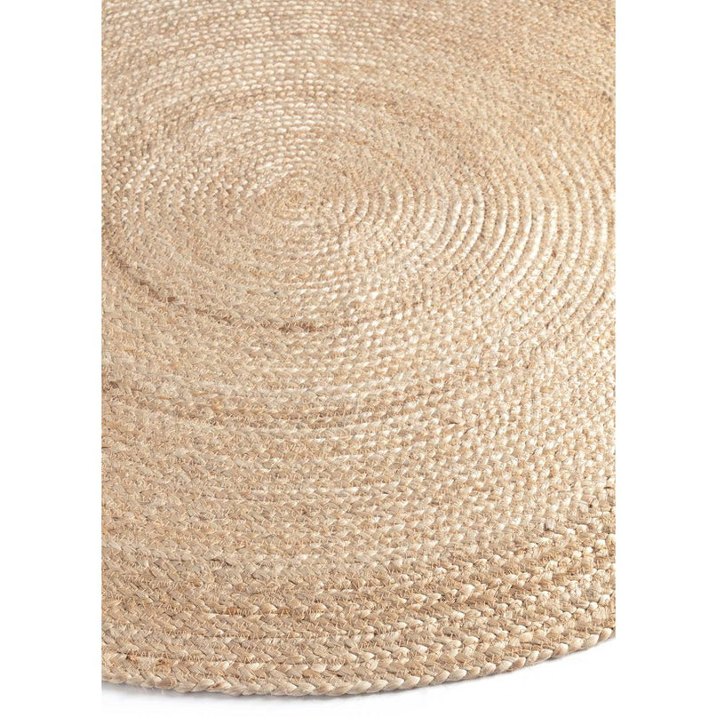 Rond vloerkleed NATURA van naturel jute