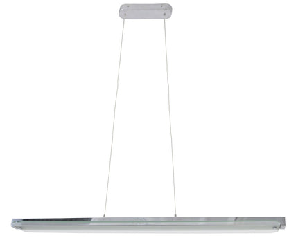 LED hanglamp "balk" in totaal 18W, 100 cm lang, met stevig ingebouwde LED's, dimbaar, kleurtemperatuur verstelbaar, voor eetkamer en kantoor