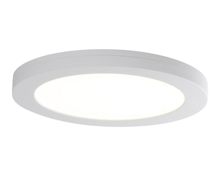 LED-plafondlamp "bonus" Ø21,7 cm, functionele lichtinstallatie en structuur mogelijk, plafondlamp gemaakt van metaal en plastic in wit, met stevig ingebouwde LED's, waaronder CCT-kleurwisselaar