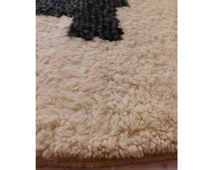 Zuiver wollen Marokkaans Berber-tapijt 167 x 247 cm