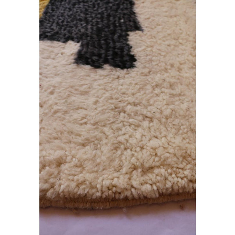 Zuiver wollen Marokkaans Berber-tapijt 167 x 247 cm