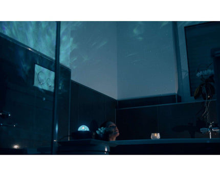 Atmosferische Galaxy LED -projector, decoratieve verlichting gemaakt van plastic, kleurrijke, geïntegreerde LED, voor binnen