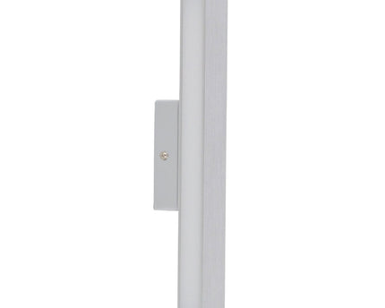 LED -wandlamp "Dubai", moderne wandlamp gemaakt van aluminium en plastic, stevig gebouwd -in LED's, 32 cm lang of hoog. Ideaal voor de verlichting van ingangen, gangen, voor het structureren van grote wandoppervlakken