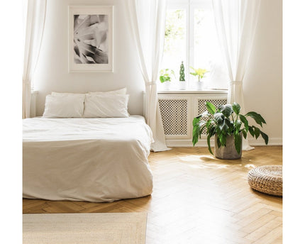 Handgemaakte designermat in Indira Jute