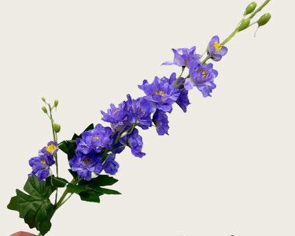 Grote 3-takkige delphinium | Zijden kunstbloem | Lengte 70cm  1pcs