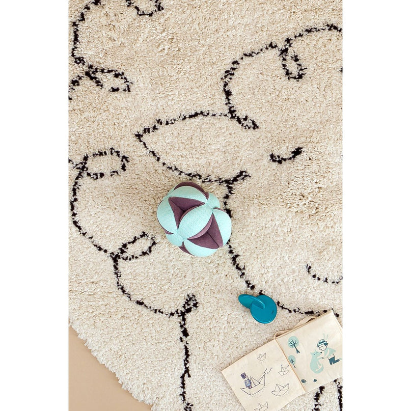 Tapis voor kinderen rond PETIT MOUTON