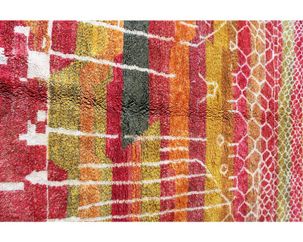 Zuiver wollen Marokkaans Berberkleed 217 x 302 cm