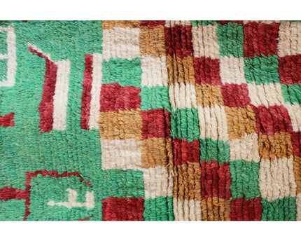 Zuiver wollen Marokkaans Berber halkleed 84 x 388 cm