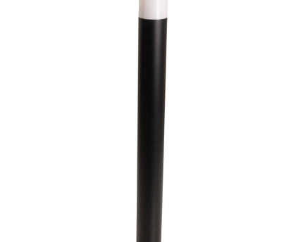 Buitenbasisbasis "Torcia" 80 cm hoog, gemaakt van metaal en plastic in zwart, E27