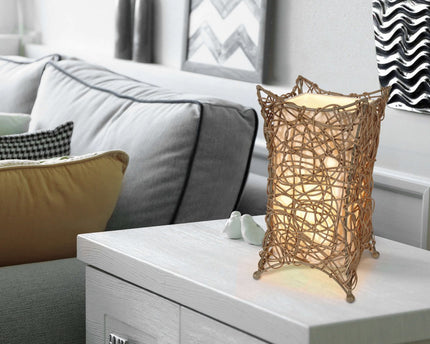 Beide tafelslamp H: 30 cm