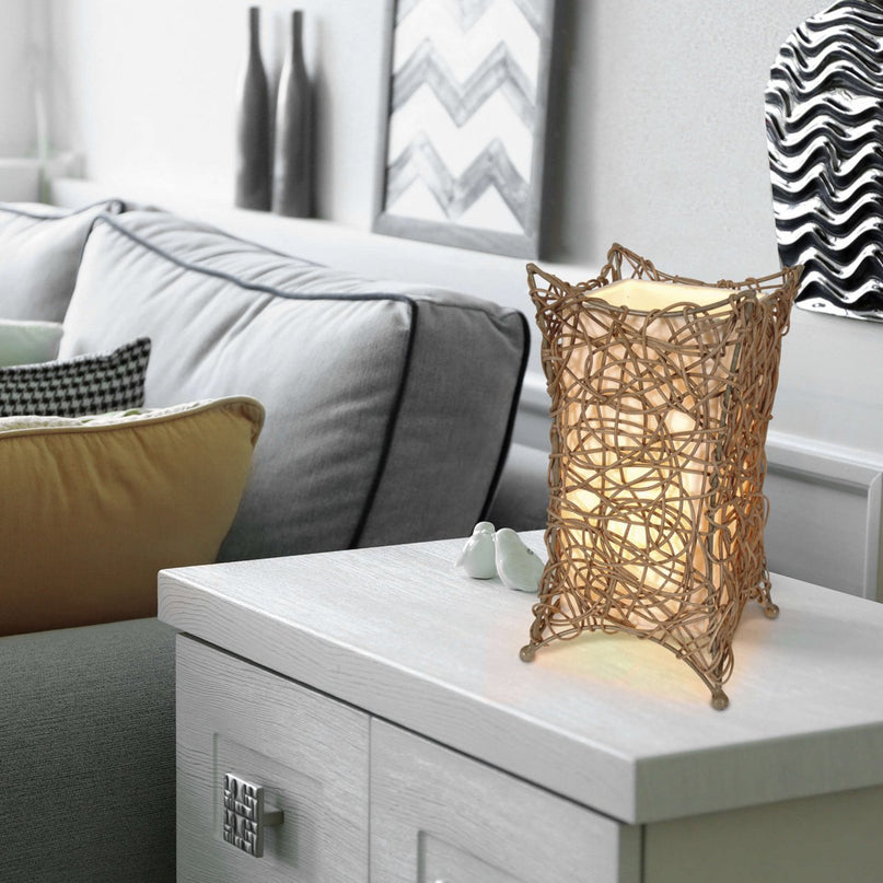 Beide tafelslamp H: 30 cm