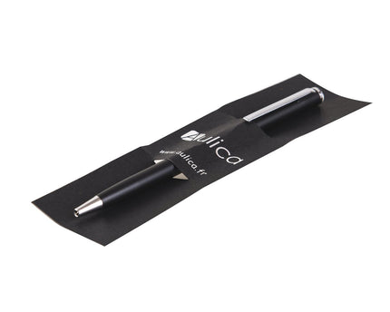 Zwarte balpen met diamant