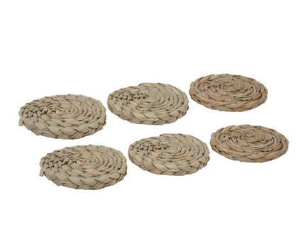 Rieten glas - set van 6