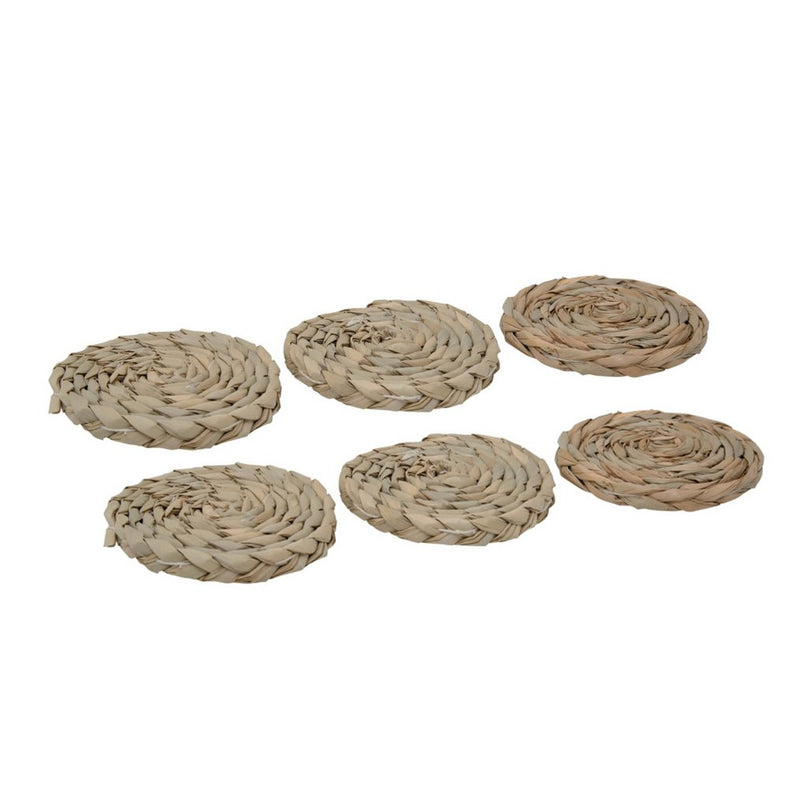 Rieten glas - set van 6