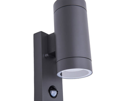 Buitenwandlamp "ROMBE" Up/downlight met bewegingsmelder