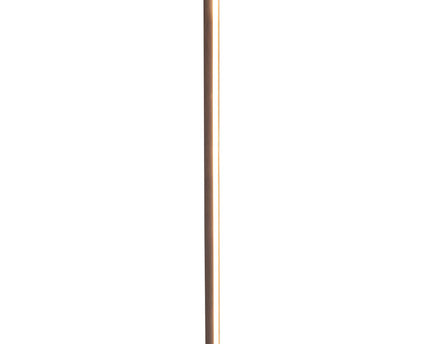 LED vloerlamp "Madera" h: 152cm naturel