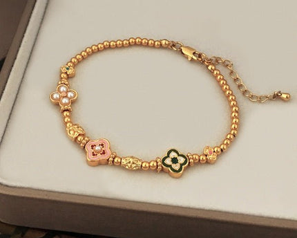 Vintage stijl klaver charmes armbanden