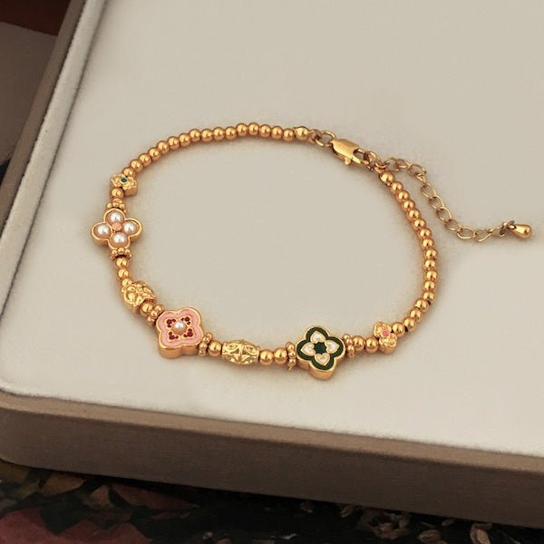 Vintage stijl klaver charmes armbanden