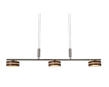 LED-drievoudige hanglamp "Triberg"
