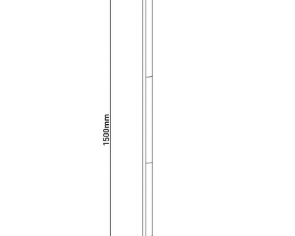 Led-digito Defosthlock "Motion Light" 150 cm hoog, gemaakt van metaal en plastic, kleurrijk, LED-bord, verlichting voor woonkamer, eetkamer of kantoor