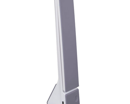 LED Draadloos tafellicht "ULF" grijs, gemaakt van metaal en plastic in grijs en wit, met stevig ingebouwde LED's, 26 cm hoog, lichte kleur verstelbaar in 3 stappen
