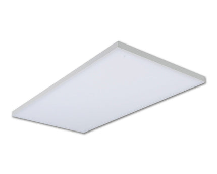 LED -paneel plafondlamp "Carente" lengte 59,5 cm, frameless, vele functies, gemaakt van metaal en plastic, witte, geïntegreerde LED's