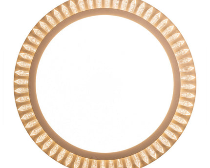 LED -plafondlicht "Madison" Ø 48 cm, veel functies, gemaakt van metaal en plastic, goud, met geïntegreerde LED's, verlichting voor woonkamers of kantoor