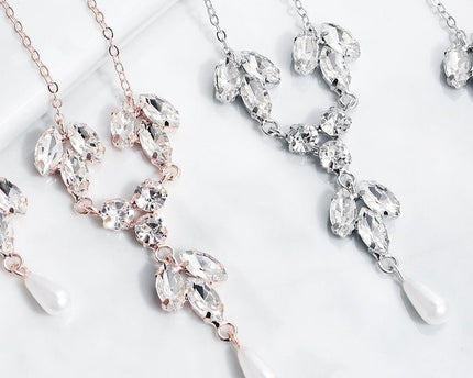 Bridal Back ketting voor de bruiloft