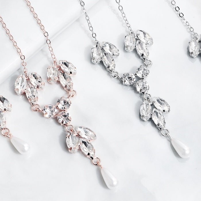 Bridal Back ketting voor de bruiloft