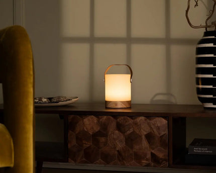 Avery lichtbruin oplaadbare taflamp-draadloos, dimable en USB-C