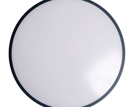 LED -plafondlamp "Irvine", metalen plafondlamp, wit, wit, met stevig ingebouwde LED's, voor eetkamer, woonkamer, hal of kantoor, Ø30,5 cm