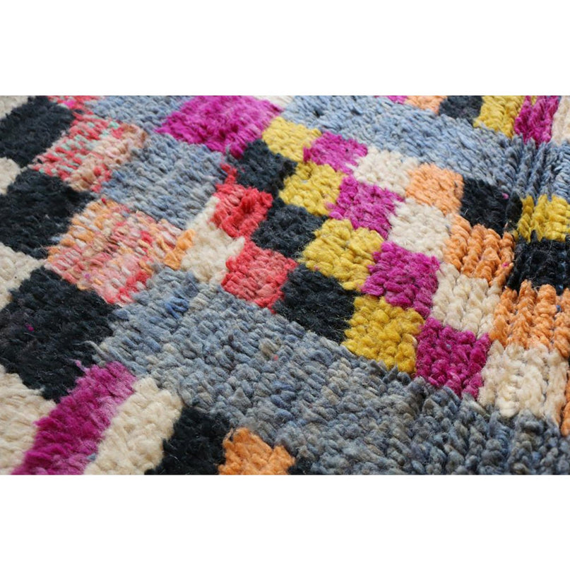 Zuiver wollen Marokkaans Berber halkleed 71 x 413 cm