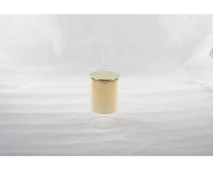 Orange Fleur Fleur 7x11.3cm gouden kaars