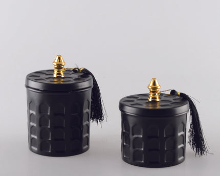 Mat Black Box kaar vanille parfum 8*12 cm