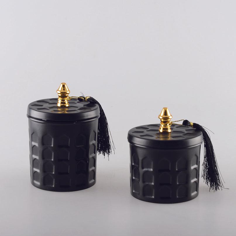 Mat Black Box kaar vanille parfum 8*12 cm