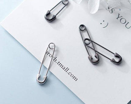 Unieke minimalistische paperclip-oorbellen - één paar