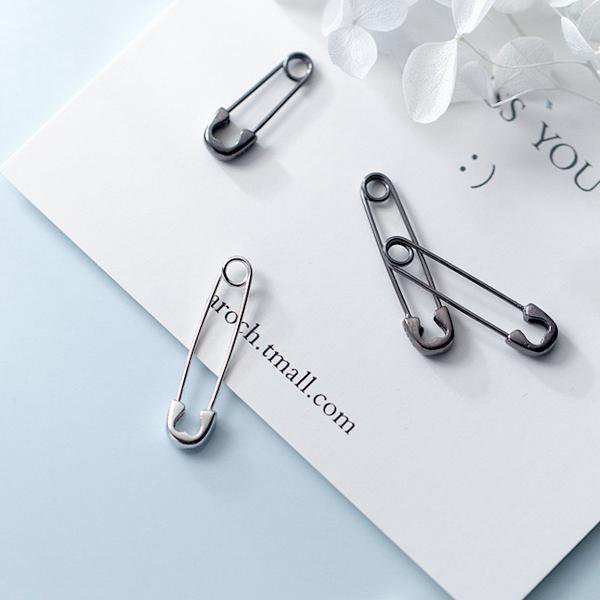 Unieke minimalistische paperclip-oorbellen - één paar