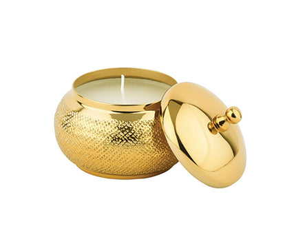 Groot model gouden ronde kaars