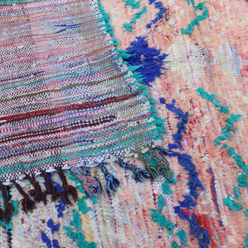 Zuiver wollen Marokkaans Berber-tapijt 115 x 239 cm