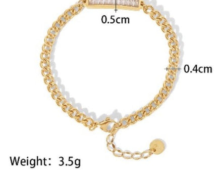 Chique sprankelende stapelarmbandenset